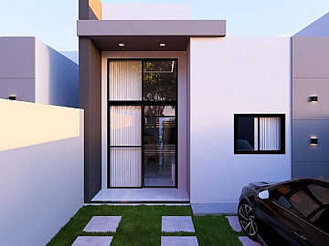 Casa � Venda no SIM com Su�te e Espa�o Gourmet